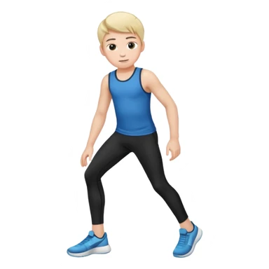 boy in leggings sticker