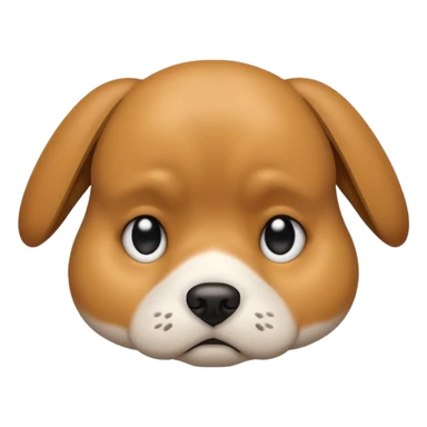 Dog nodding in disappointment sticker
