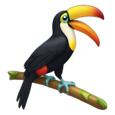 toucan slippy sticker