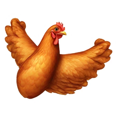 A chicken wing  sticker
