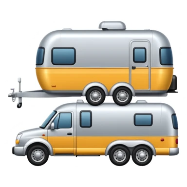 car towing a trailer with towbar. car must be infront of trailer sticker