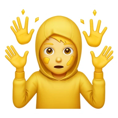 Emoji throwing up 3s sticker