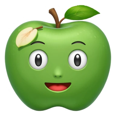 Hauru from Howl's Moving Castle as a simplified apple style emoji sticker