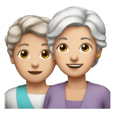 Older woman with short brown hair holds blue eyed bengal sticker