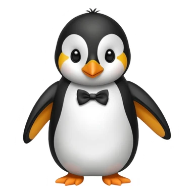 Pinguino con pijama sticker