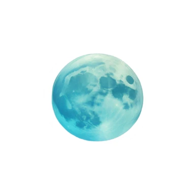 Tarot card blue moon  sticker