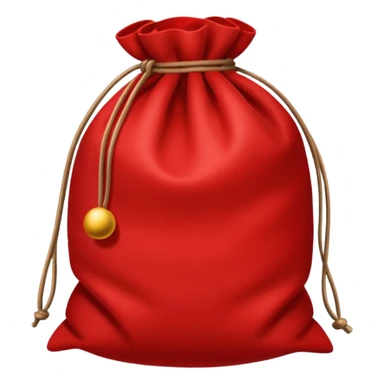 red xmas sack sticker