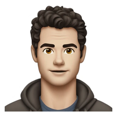 realistic emoji of the actor dylan o’brien sticker
