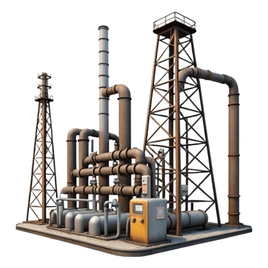 gas transmission station sticker