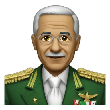 president of algeria sticker