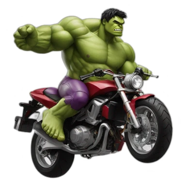 hulk riding on the back of flying ironman sticker