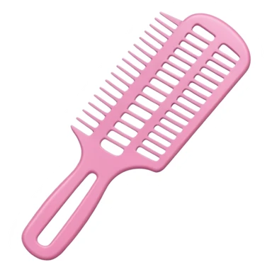 soft pink styling comb sticker