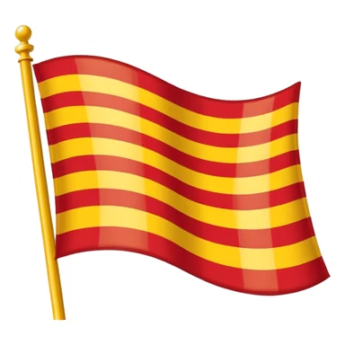 bandeira da Catalunha estilo emoji whatsapp sticker