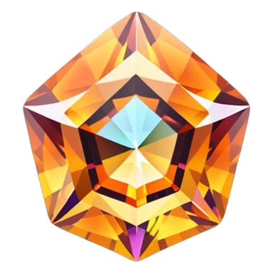 A mystic fire topaz natural cut sticker