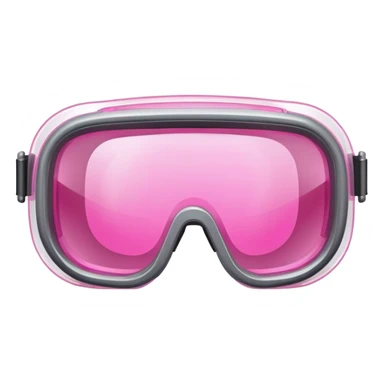 protective welding glasses with pink lenses and side shields, safety eyewear sticker