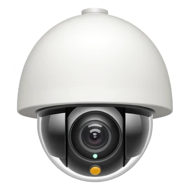 beyaz güvenlik kamerası sticker