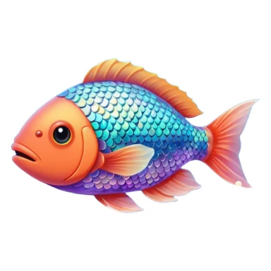fish swimming sticker