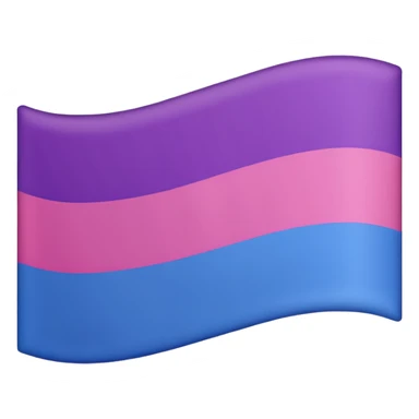The bisexual flag  sticker