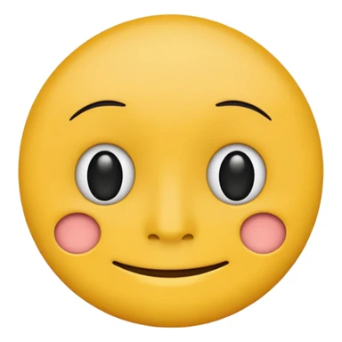 flat clean yellow emoji face #FFCC4D, circular, no nose or eyebrows, eyes are two horizontal lines, mouth is a bold black X, muted emotion, minimal, standard emoji style, no gradients or shadows, transparent background sticker
