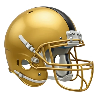 gold football helmet emoji sticker
