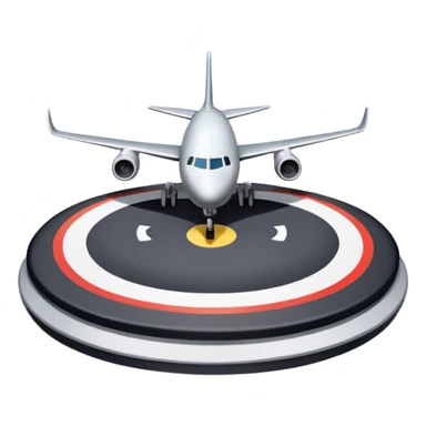 plane landing pad sticker