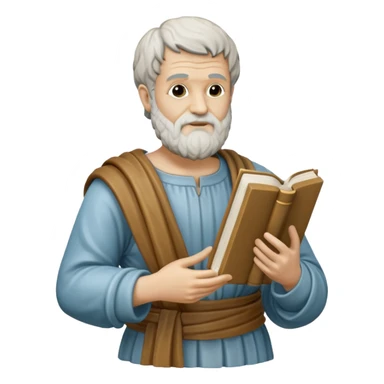 monument to Aristotle with a book sticker