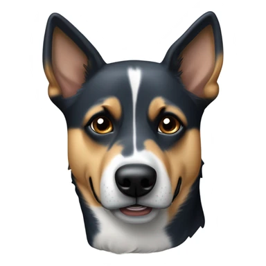 Blue heeler German shepherd mix sticker
