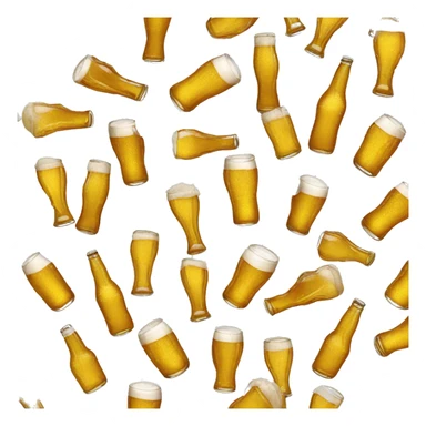 Tres jarras de cervezas brindando juntas sticker