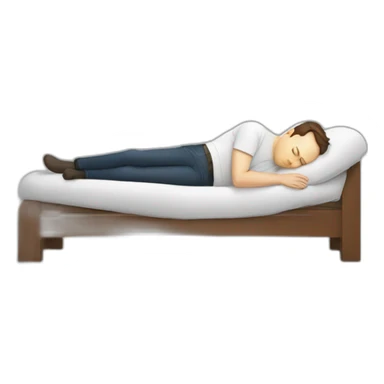 Elon Musk sleeping at sticker