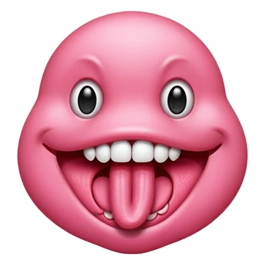 Mouth tongue sticker