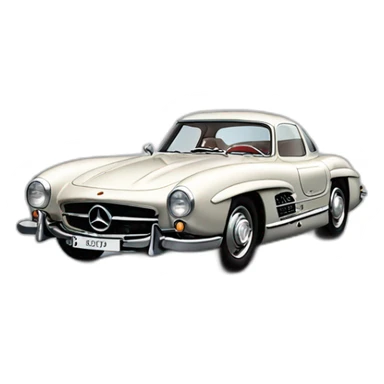 300 sl gull-wing sticker