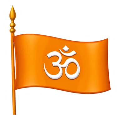 Hindu flag sticker