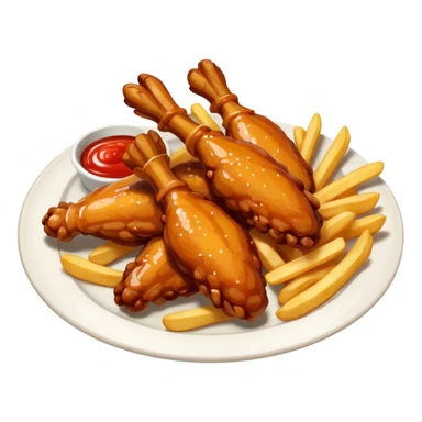 Wing stop meal  sticker