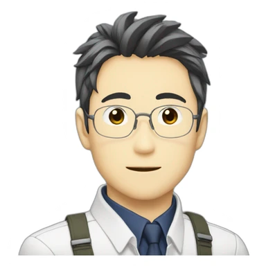 Ikari Shinji sticker