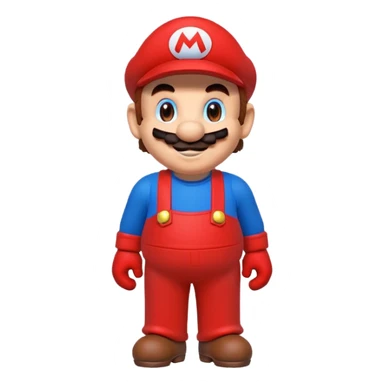 Mario pixel sticker
