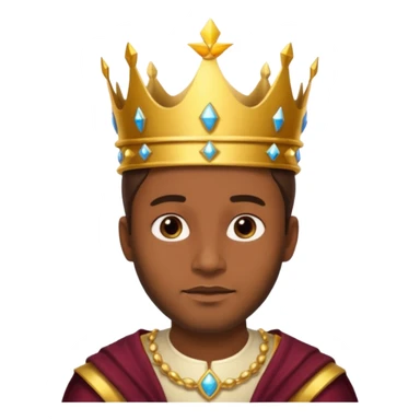 Hombre con corona sticker