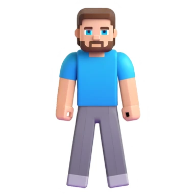 Minecraft Steve character sticker