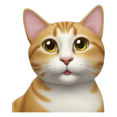 Siami cat blowing a kiss sticker