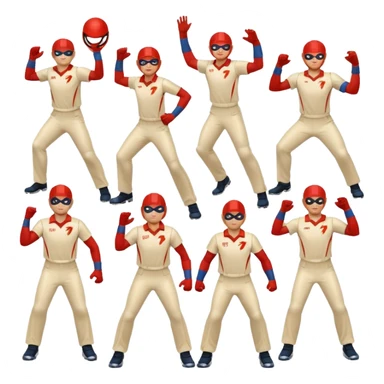 Cricket Superheroes sticker