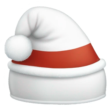igloo xmas santa hat sticker