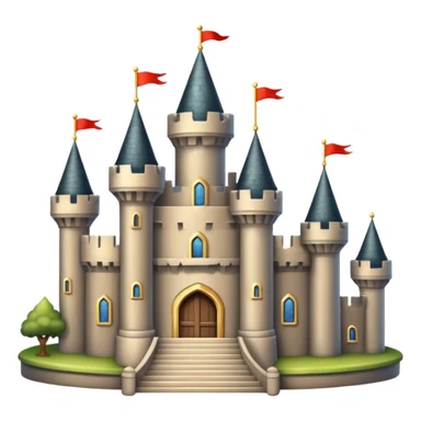 luxurious castle sticker