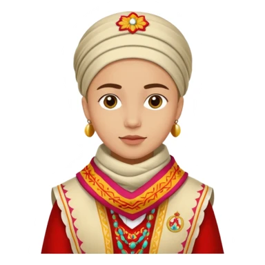 traje regional madrileño sticker