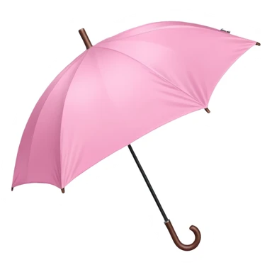 Pastel Pink Umbrella  sticker