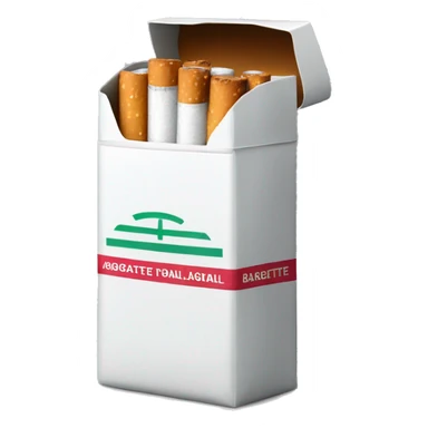 cigarette pack sticker