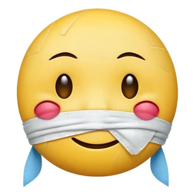 injured tellow smiley guy sticker