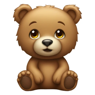 a cute tedy bear sticker