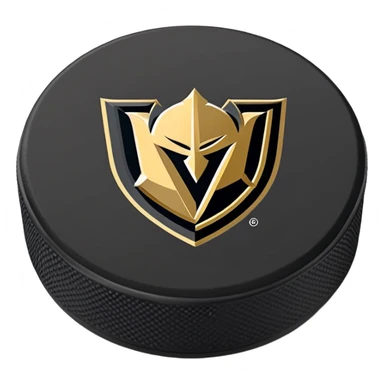 Vegas Golden Knights Logo on a Hockey Puck sticker