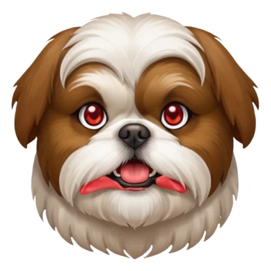 Shih Tzu dog drunk sticker