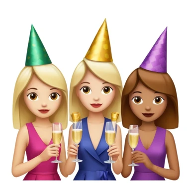 girls party in club sticker