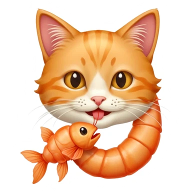 Tripi tropa tropa troopi the cat shrimp sticker